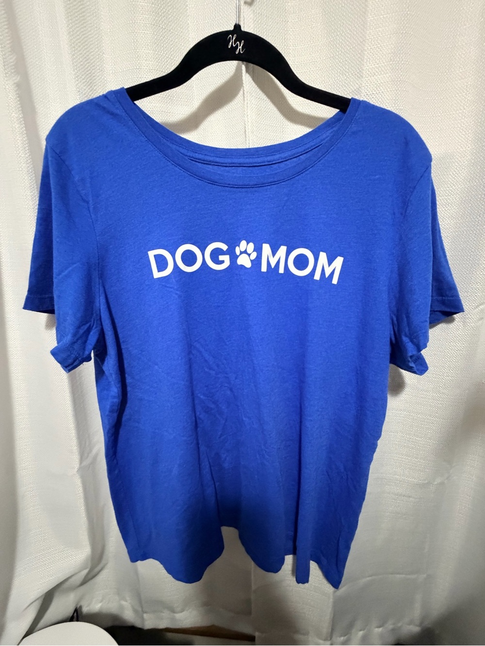 2 Dog T shirts in Blue-XL